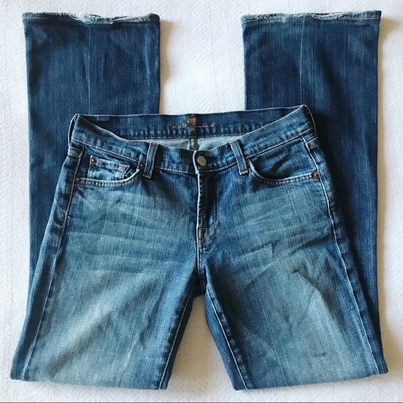 7 For All Mankind Jeans 7fam Bootcut Denim Jeans Size 28 Poshmark